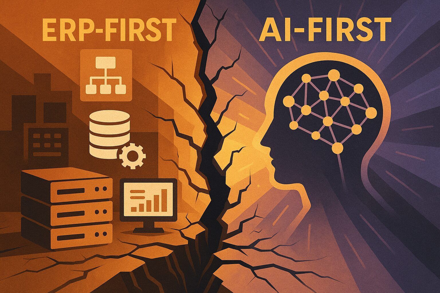 Change from ERP-First to AI-First digital / business transformation