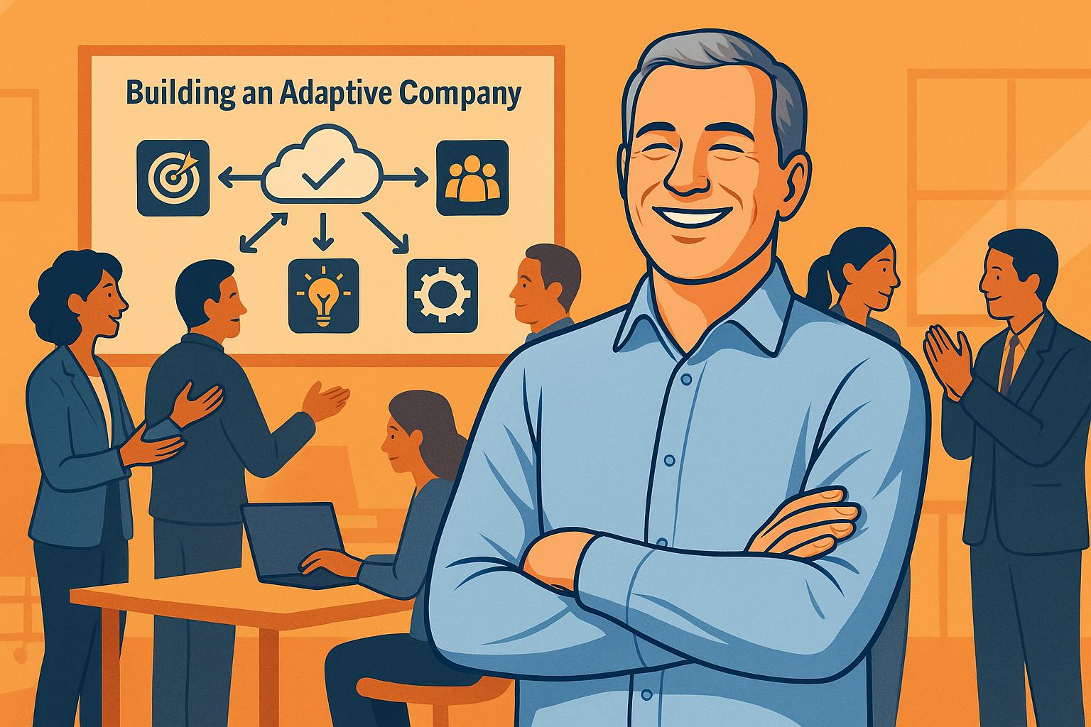 CEO with AI strategy