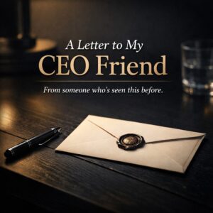 A letter to my CEO Friend