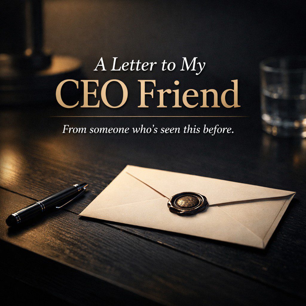 A letter to my CEO Friend
