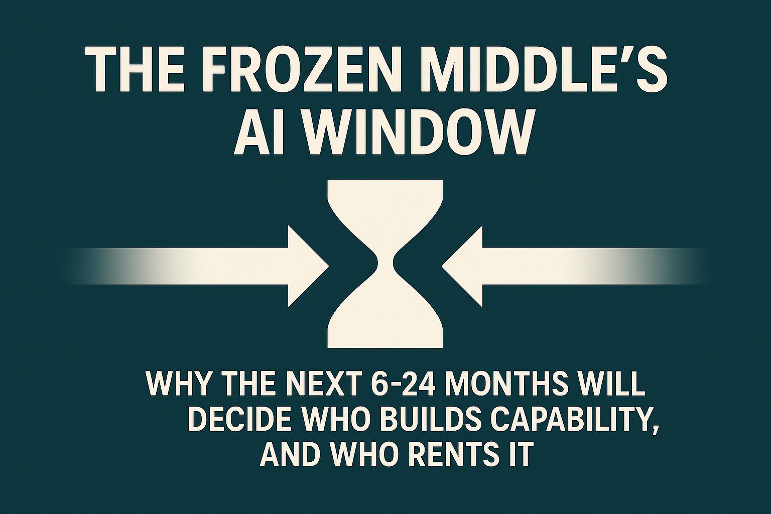 Build or rent Transformation Capability